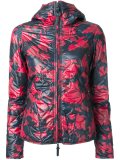 camouflage hooded puffer jacket