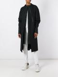oversized zipped coat