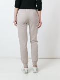 glitter stripe track pants