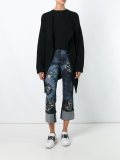'Tie&Dye Japanese Butterfly'牛仔裤