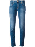light-wash slim-fit jeans
