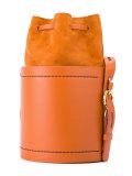 contrast lining bucket bag