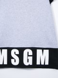 logo print sweat top