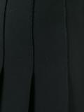 frayed edge pleated skirt