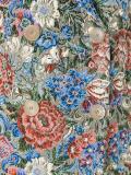 rose jacquard double breasted caot
