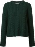 cable knit cropped jumper