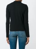 zip-up cardigan