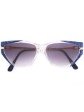 marbled effect sunglasses