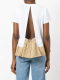 pleated T-shirt