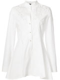 embroidered peplum shirt 