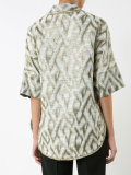 loose print blouse