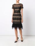 'Trumpet' layered lace dress