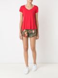 floral print shorts