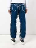 cuffed straight jeans