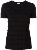 polka dot ruffle T-shirt