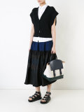 tri-coloured tote bag