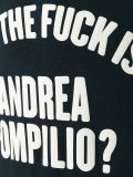 'who the fuck' sweatshirt