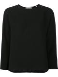 round neck boxy blouse
