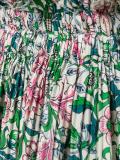 smocked waist skirt