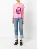 skull print T-shirt