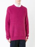 mohair crew neck jumper
