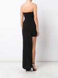 strapless asymmetric dress