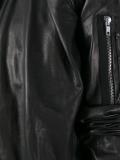 leather bomber jacket
