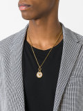 Medusa coin pendant necklace