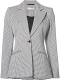checked blazer