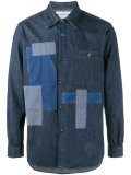 multi-patch denim shirt 