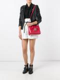 detachable strap fold-over tote