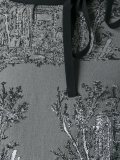 metallic pattern longsleeved dress