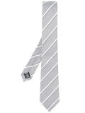 diagonal striped tie