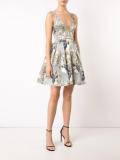 floral print flared dress