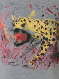 wild print T-shirt 