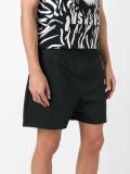 logo patch track shorts 