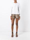 ruffled hem blouse