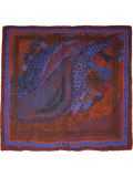 abstract print scarf