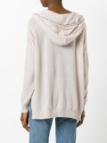 metal edge hooded jumper