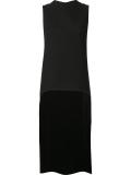 sleeveless asymmetric jacket