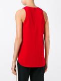 sleeveless lace up sleeveless