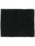 logo embroidered scarf