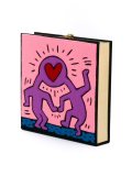 Olympia Le-Tan x Keith Haring book clutch