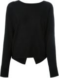 open back sweater