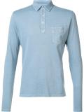 longsleeved jersey polo shirt
