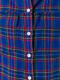 plaid loose-fit shirt