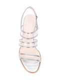 transparent strap sandals