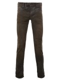 creased effect skinny jeans