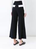 cropped knitted trousers 