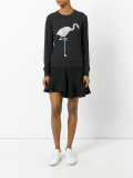 sequin flamingo sweater